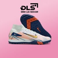 Giày Bóng Đá Nike Mercurial Superfly 10 MDS 009 Trắng Cam Xanh TF