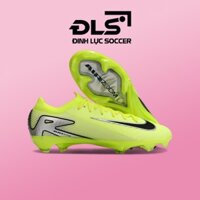 Giày Bóng Đá Nike Mercurial Vapor 16 Elite Xanh Chuối Gót Xám Cổ Lửng FG