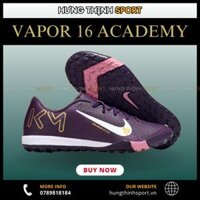 Giày Bóng Đá Nike Mercurial Vapor 16 Academy Mbappe Tím TF
