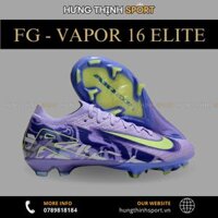 Giày Bóng Đá Nike Mercurial Vapor 16 Elite Tím Cổ Lửng FG