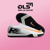 Giày Bóng Đá Nike Mercurial Vapor 16 Pro Trắng Đen Vạch Cam Cổ Lửng TF
