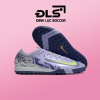 Giày Bóng Đá Nike Mercurial Vapor 16 Pro 2025 United Tím Pastel Vạch Volt Nhạt Cổ Lửng TF