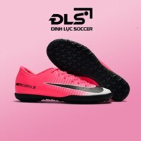 Giày Bóng Đá Nike Mercurial Vic 6 Hồng Mũi Trắng TF