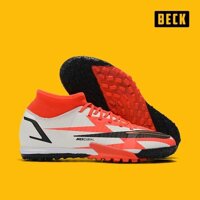 Giày Bóng Đá Nike Mercurial Superfly 8 Academy CR7 EURO Đỏ Trắng Cổ Cao V2 TF