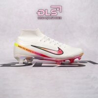 Giày Bóng Đá Nike Superfly 9 Elite Trắng Hồng Marcus Rashford Cổ Cao FG
