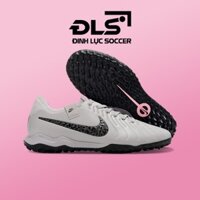 Giày Bóng Đá Nike Tiempo Legend 10 Pro  Xám Vạch Đen Loại Đẹp Cổ Chun TF