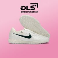 Giày Bóng Đá Nike Tiempo Legend 10 Pro Trắng Vạch Xanh Bản Kỉ Kiệm TF