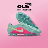 Giày Bóng Đá Nike Tiempo Maestro Elite Xanh Ngọc Hồng Vạch Trắng Cổ Lửng FG