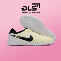 Giày Bóng Đá Nike Tiempo Legend 10 Pro Trà Sữa Vạch Đen TF
