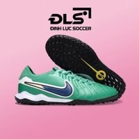 Giày Bóng Đá Nike Tiempo Legend 10 Pro Xanh Lá Đậm Lưỡi Gà Liền TF