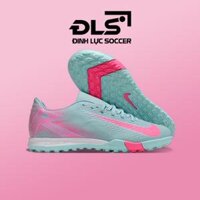 Giày Bóng Đá Nike Vapor 16 Academy Xanh Ngọc Vạch Hồng Phiên Bản V2 TF