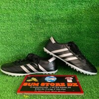 Giày Bóng Đá Nữ Nam Thể Thao Wika 3 Sọc Đen- Giày Bóng Đá TF Cao Cấp