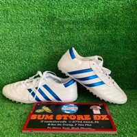 Giày Bóng Đá Nữ Nam Thể Thao Wika 3 Sọc Trắng Sọc Xanh- Giày Bóng Đá TF Cao Cấp