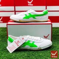 Giày bóng đá phủi hiệu Wk Ultra 2 cao cấp 2022 New - Trắng xanh lá - 42