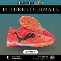 Giày Bóng Đá Puma Future 7 Ultimate Đỏ Cam Cổ Lửng TF