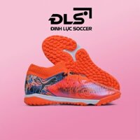 Giày Bóng Đá Puma Future 8 Ultimate Cam Xanh Đen Cổ Cao TF