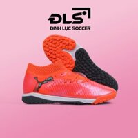 Giày Bóng Đá Puma Future 8 Ultimate Đỏ Cam Đế Đen Cổ Cao TF