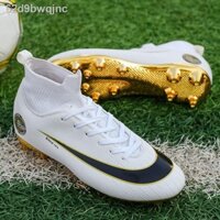 Giày bóng đá Ronaldo nam học sinh AG đinh dài tối màu gãy móng tập nữ Messi sát thủ thể thao đế cao <