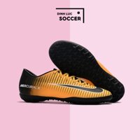 Giày Bóng Đá SF Nike Mercurial Vic 6 Vàng Đen Vạch Đen TF