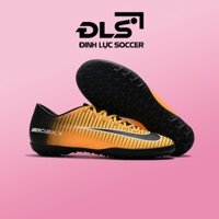 Giày Bóng Đá SF Nike Mercurial Vic 6 Vàng Đen Vạch Đen TF