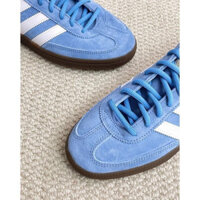 Giày bóng đá SPZI cho nam nữ, giày boot ngắn cổ thấp, giày tập luyện Đức, màu xanh trắng u8mc