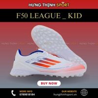 Giày Bóng Đá Trẻ Em Adidas F50 LEAGUE Trắng Mũi Đỏ TF