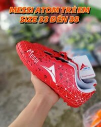 GIÀY BÓNG ĐÁ TRẺ EM - ATOM ĐỎ