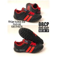 Giày Bóng Đá trẻ em Chí Phèo 004C Đen phối đỏ