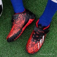 Giày bóng đá trẻ em mới, giày thể thao không buộc dây, băng dính ma thuật, kích thước 29-37 FWZK