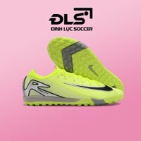 Giày Bóng Đá Trẻ Em Nike Mercurial Vapor 16 Elite Xanh Chuối Gót Xám Cổ Lửng TF
