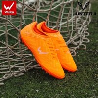 Giày bóng đá Wika Hunter 2 II chính hãng có hộp màu cam cao cấp thể thao đá banh sân cỏ nhân tạo chống trượt
