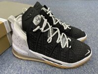 Giày bóng rổ chính hãng Nike LeBron 18 EP "Black White Gum"/ CQ9284-007
