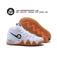 Giày bóng rổ KYRIE 4 TRẮNG NÂU bản đẹp chất lượng tốt nhất, phù hợp đánh outdoor [FREESHIP+TẶNG VỚ] | NeverStopShop.com