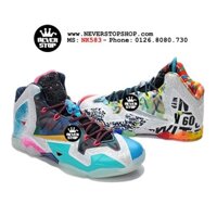 Giày bóng rổ LEBRON 11 WHAT THE hàng độc, 2 chiếc 2 màu bản giới hạn, bao giá tốt [FREESHIP+TẶNG VỚ] | NeverStopShop.com