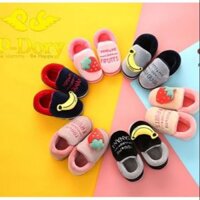 Giày bông trái cây (loại 1, có cả size lớn), phối màu vô cùng dễ thương