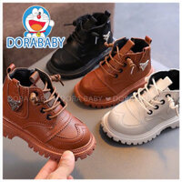 Giày Boot Bé Trai, Boot Bé Gái, Cá Tính Cực Chất Cực Ngầu Da Cao Cấp Nhẹ Mềm Êm Chân Bé 1–6Tuổi G187