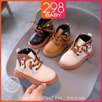 Giày Boot Bé Trai, Boot Bé Gái, Cá Tính Cực Ngầu, Da Cao Cấp Nhẹ Mềm Êm Chân Bé 1–6 Tuổi G192 - Dora