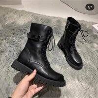 Giày boot cao cổ ulzzang (ảnh thật ở cuối)