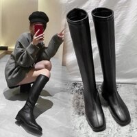 Giày Boot Cổ Cao Đế Cao ThờI Trang Cho Nữ Size 35-42