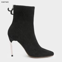 Giày Boot Da Lộn Gót Nhọn HAPAS BOT111