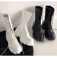 giày boot da nữ cao cổ
