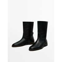 Giày boot da thật Massimo Dutti