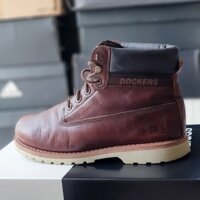 Giày Boot Dockers nâu, size 41-42, real 2hand