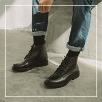 giày boot, giày cổ cao, giày da bò cổ cao, giày da, giày da bò , giày patina, H280