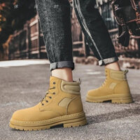Giày Boot Nam - Boots Combat Đế Khâu Cao 4,5CM 2 Màu GN428 Siêu Thị Mua Sắm Sale