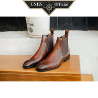 Giày Boot Nam Cao Cấp Gồm Ba Màu Chất Liệu Da Bê Nhập Khẩu Thương Hiệu CNES (CNS B 228)