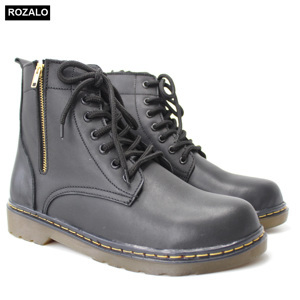 Giày boot nam cổ cao da bò Rozalo R7900