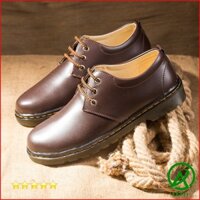 Giày Boot Nam Cổ Ngắn Màu Nâu Da Trơn Cực Chất M353N SP7