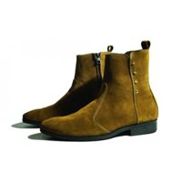 Giày boot nam da lộn- da bò thật. Mã số: B179