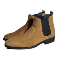 Giày boot nam da lộn- da bò thật. Mã số: B186